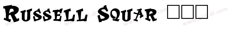 Russell Squar字体转换 Russell Squar字体转换